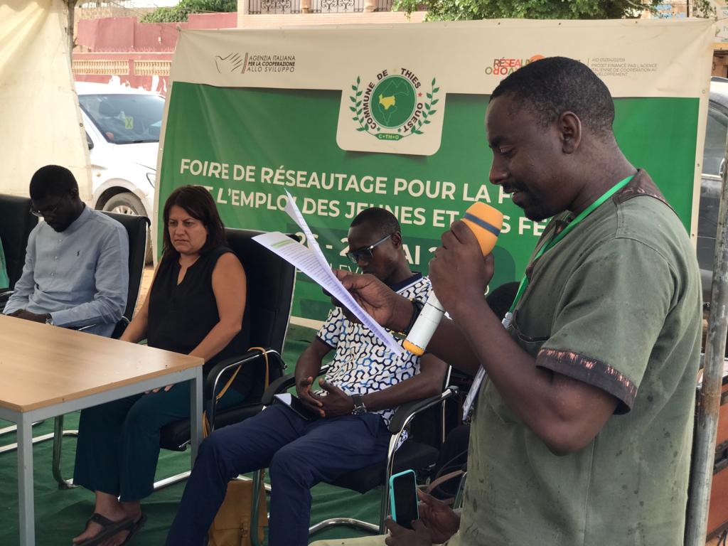 Foire de réseautage pour l'emploi durable Commune de Thiès Ouest du 26 au 27 mai 2023