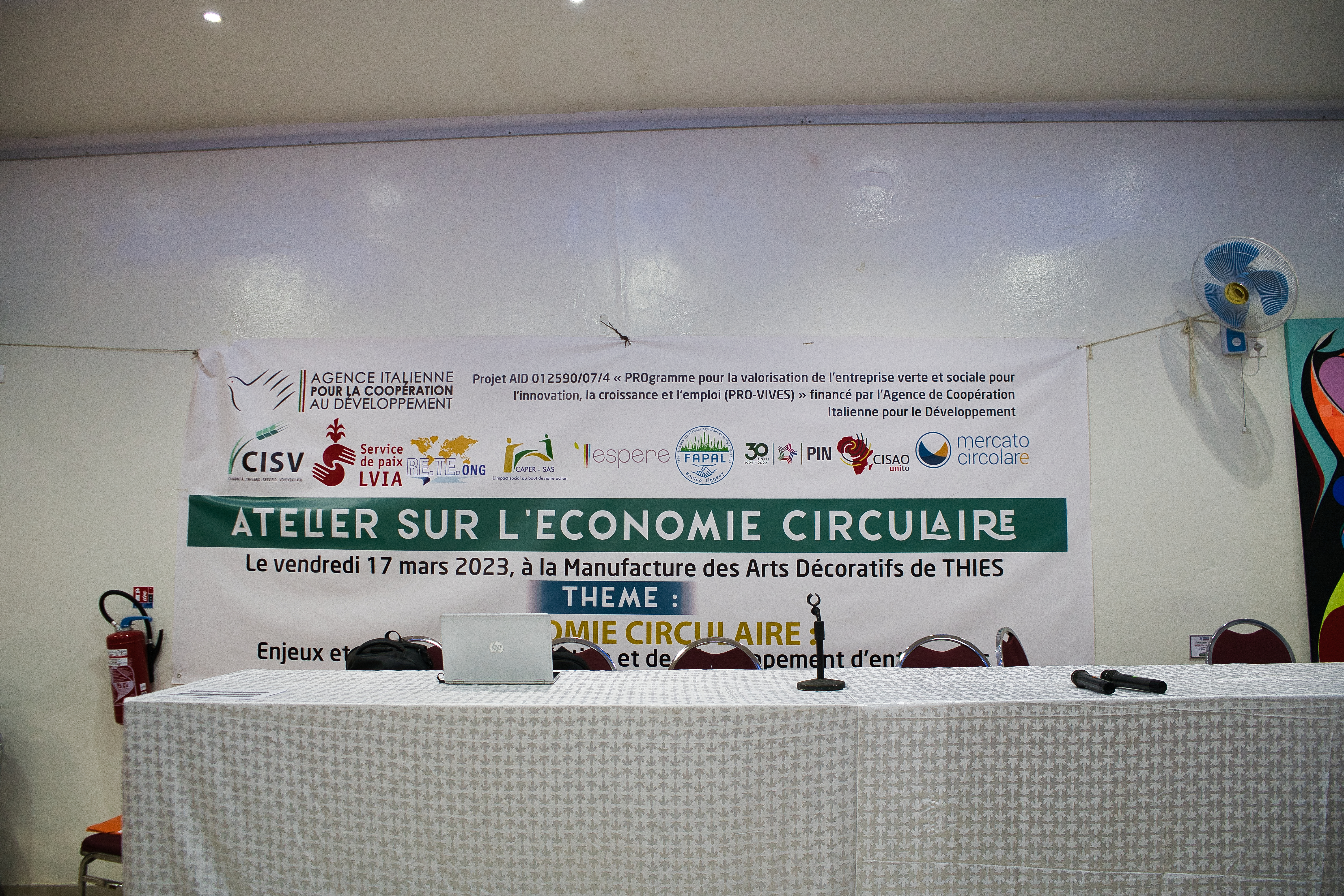 Atelier sull'economia circolare a Thiès