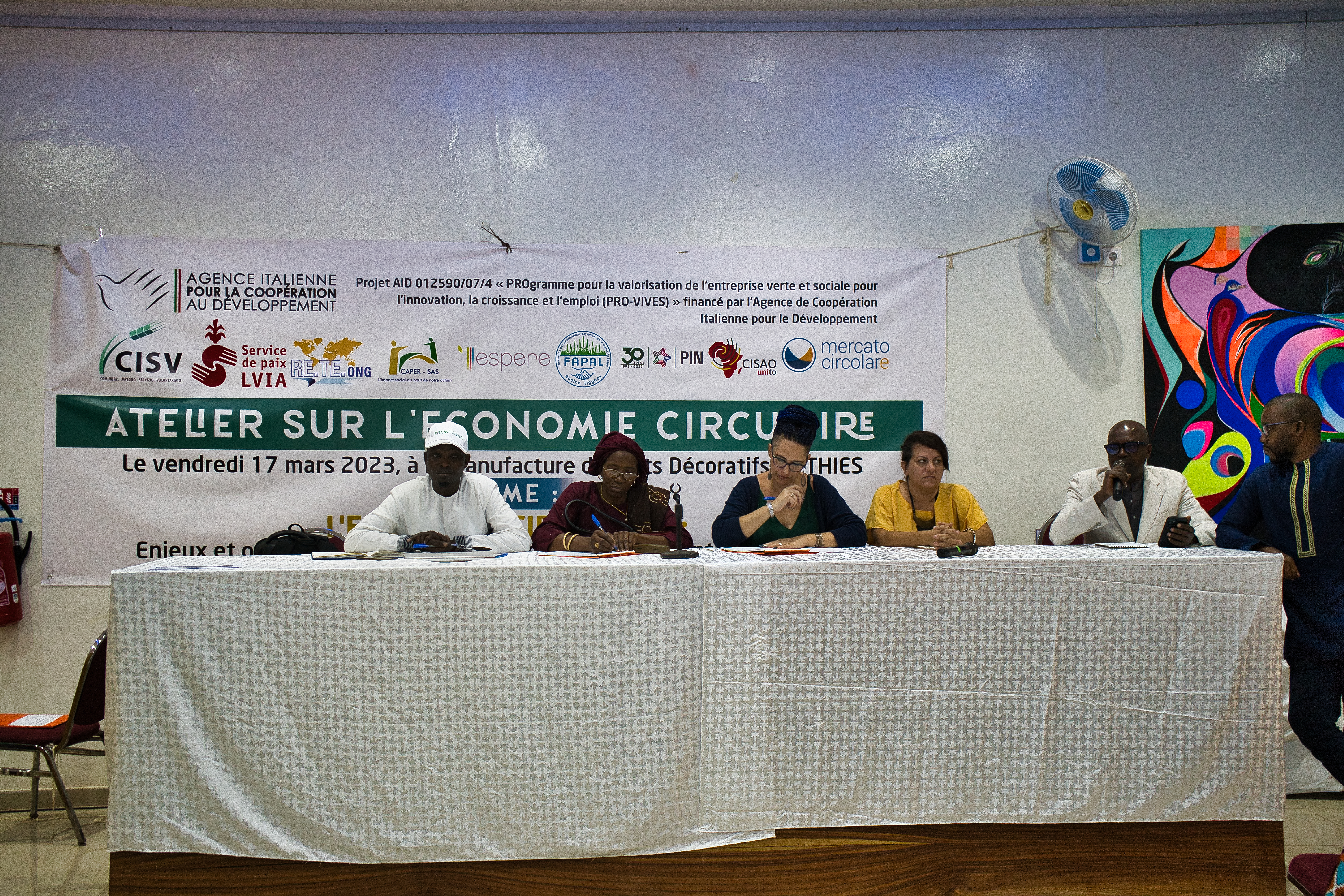 Atelier sull'economia circolare a Thiès