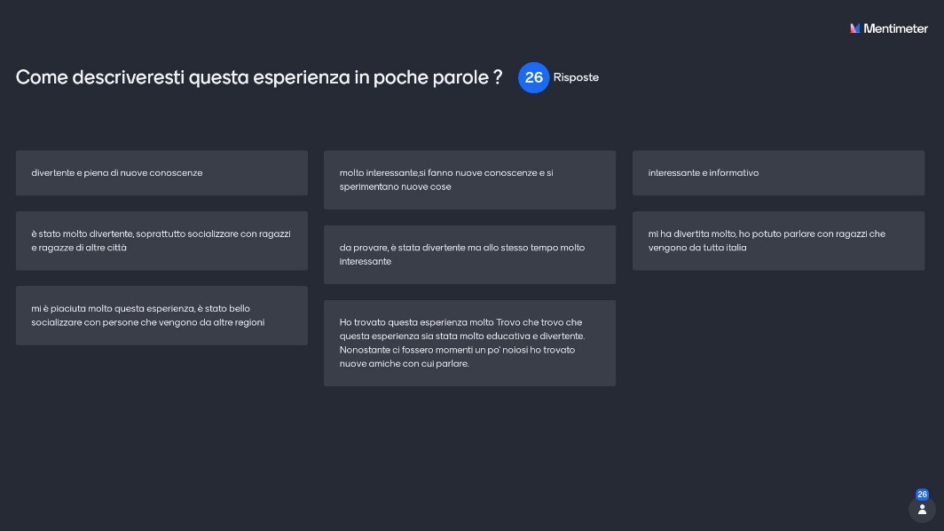 INCONTRO NAZIONALE-IL PUNTO DI VISTA DEL GRUPPO GIOVANI-