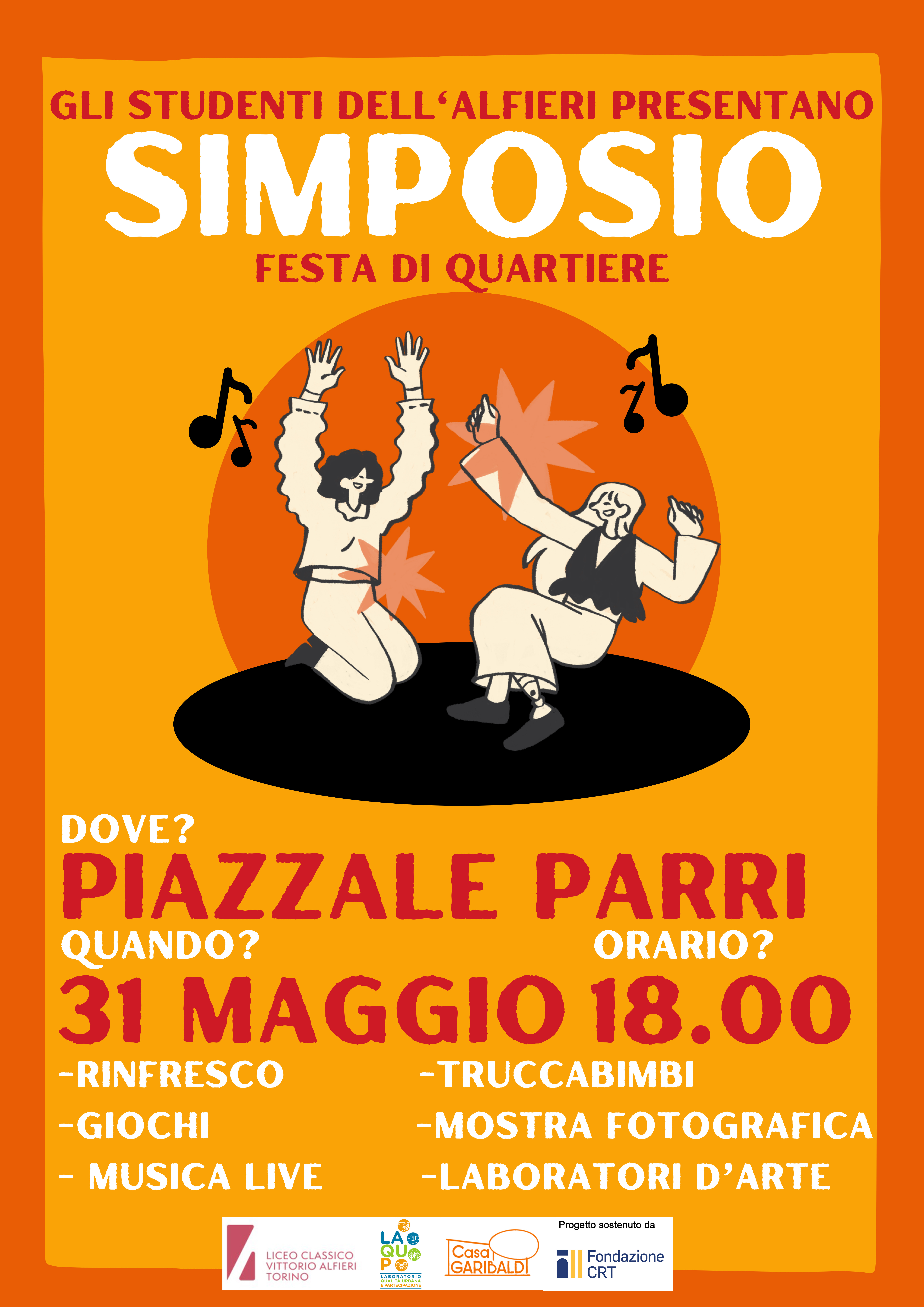 Simposio. Festa di quartiere. 