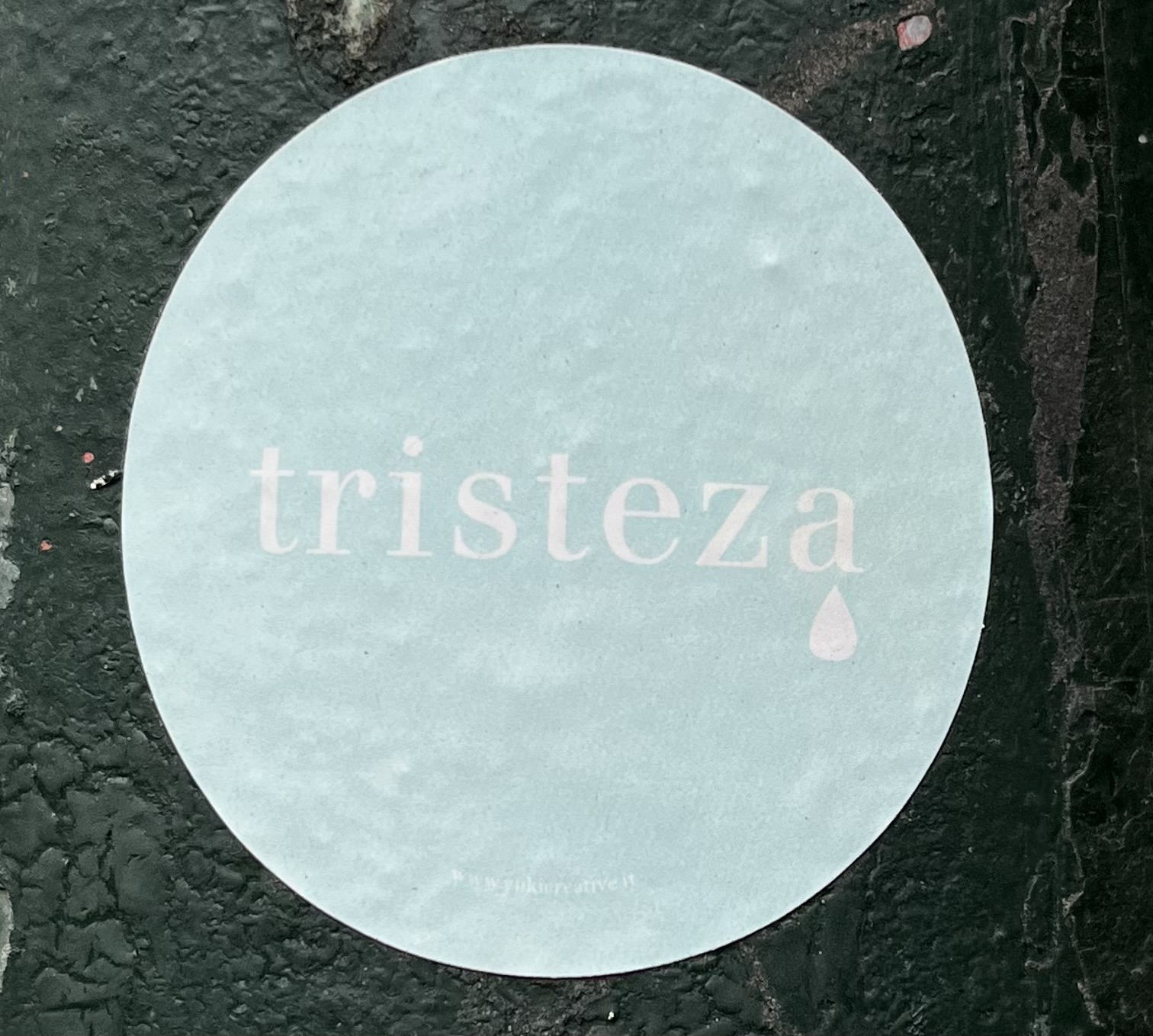 Sticker sulla tristezza 