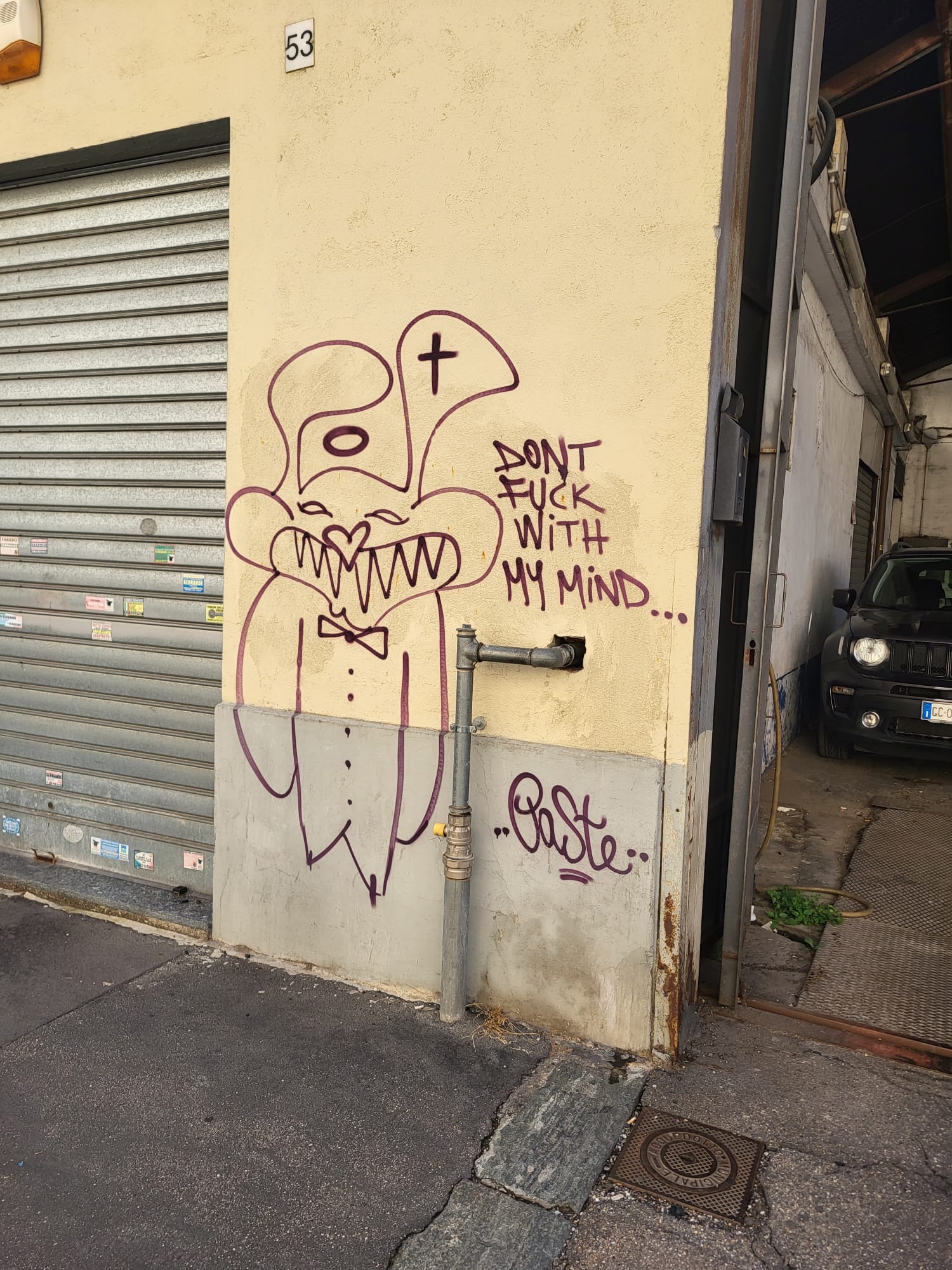 Graffito con citazione