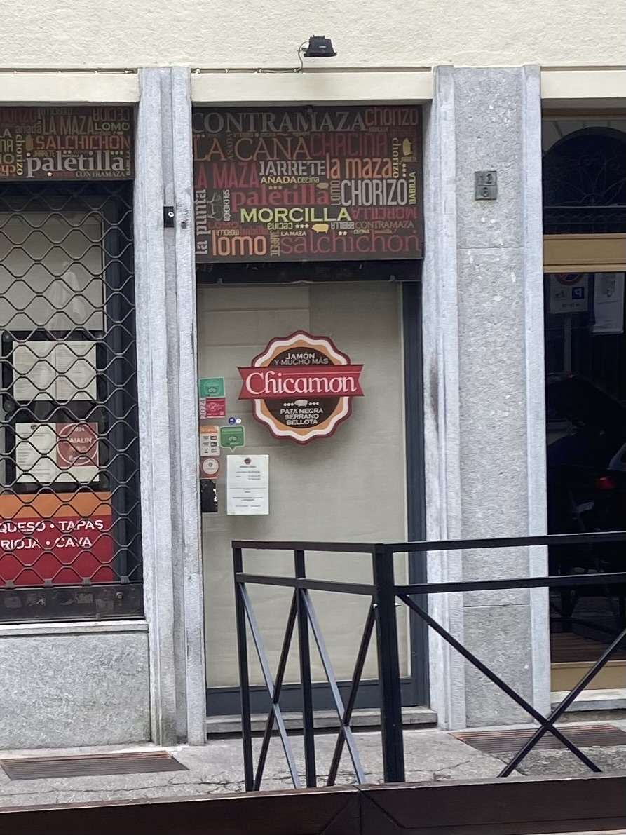 Insegna ristorante spagnolo 