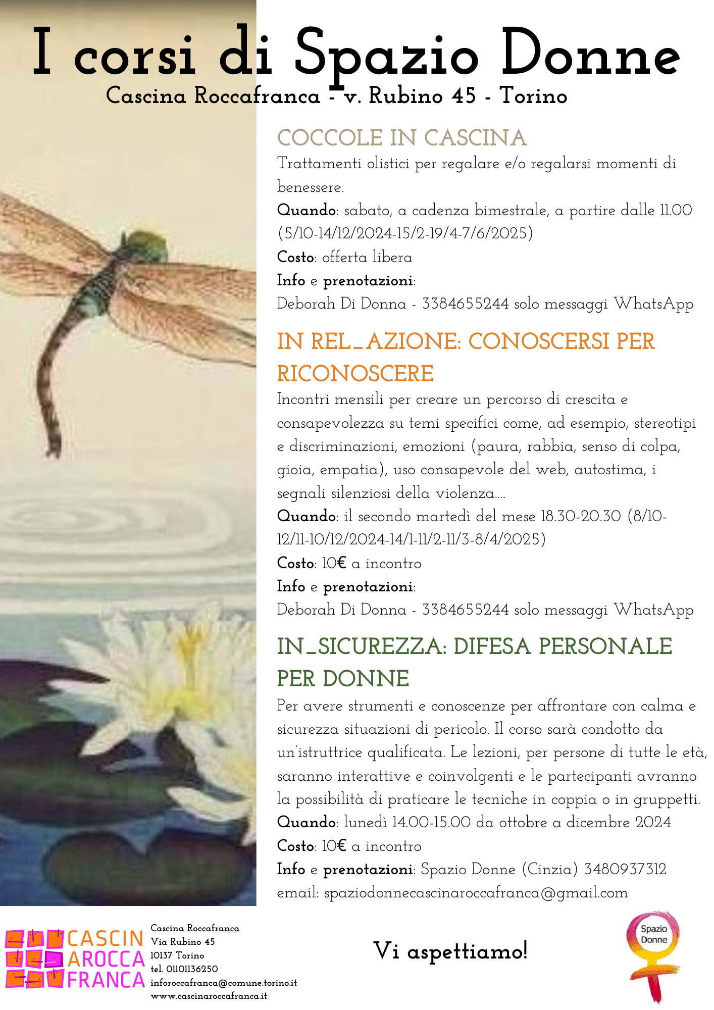 Corsi Spazio Donna Cascina Roccafranca