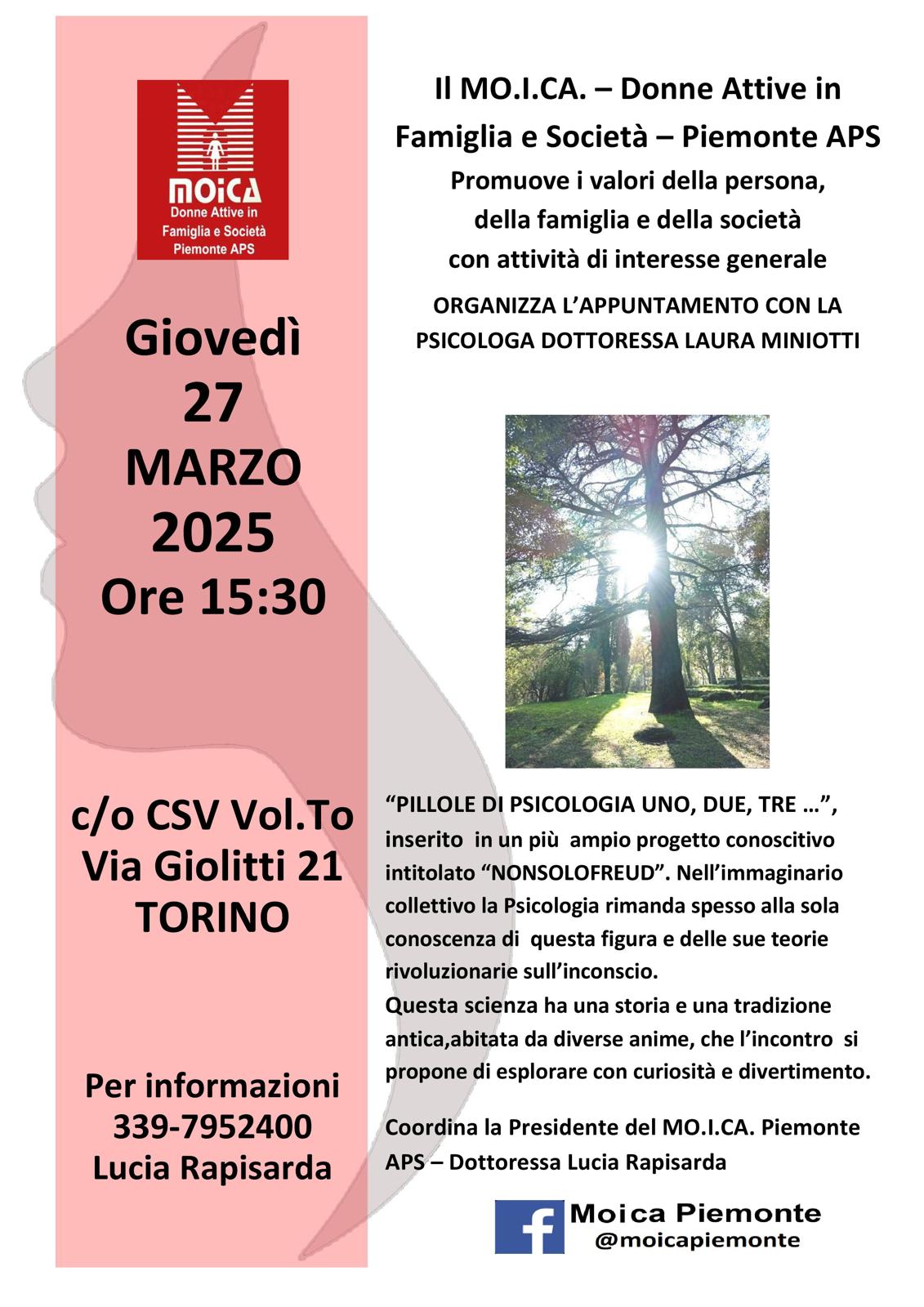 Pillole  di psicologie Uno due tre...