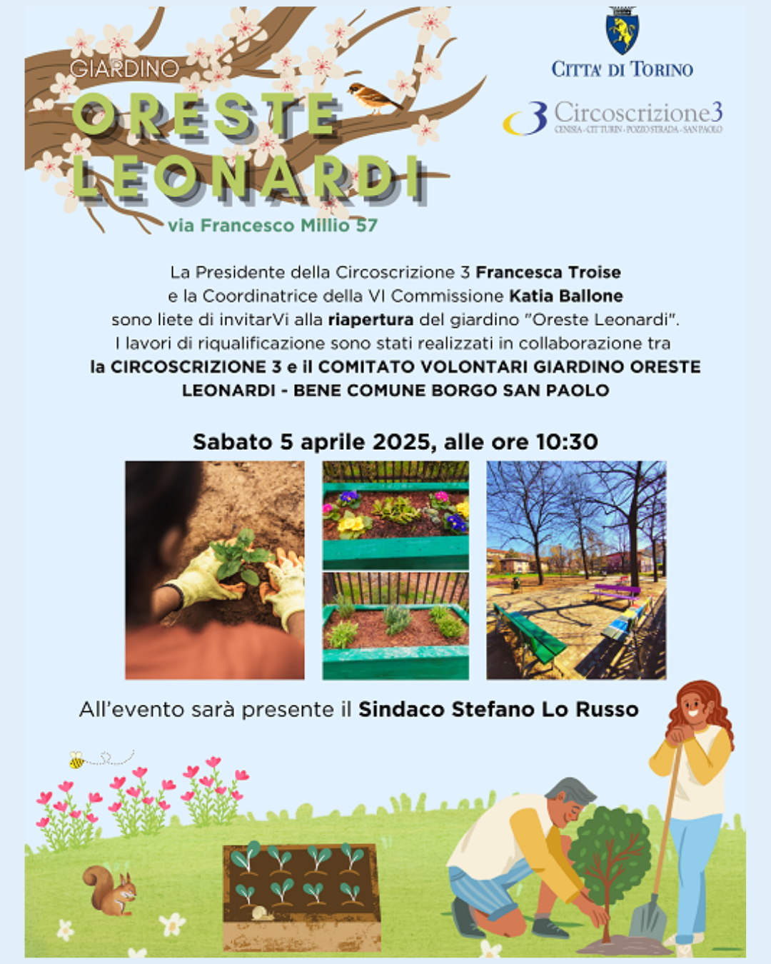 Riapertura Giardino Oreste Leonardi