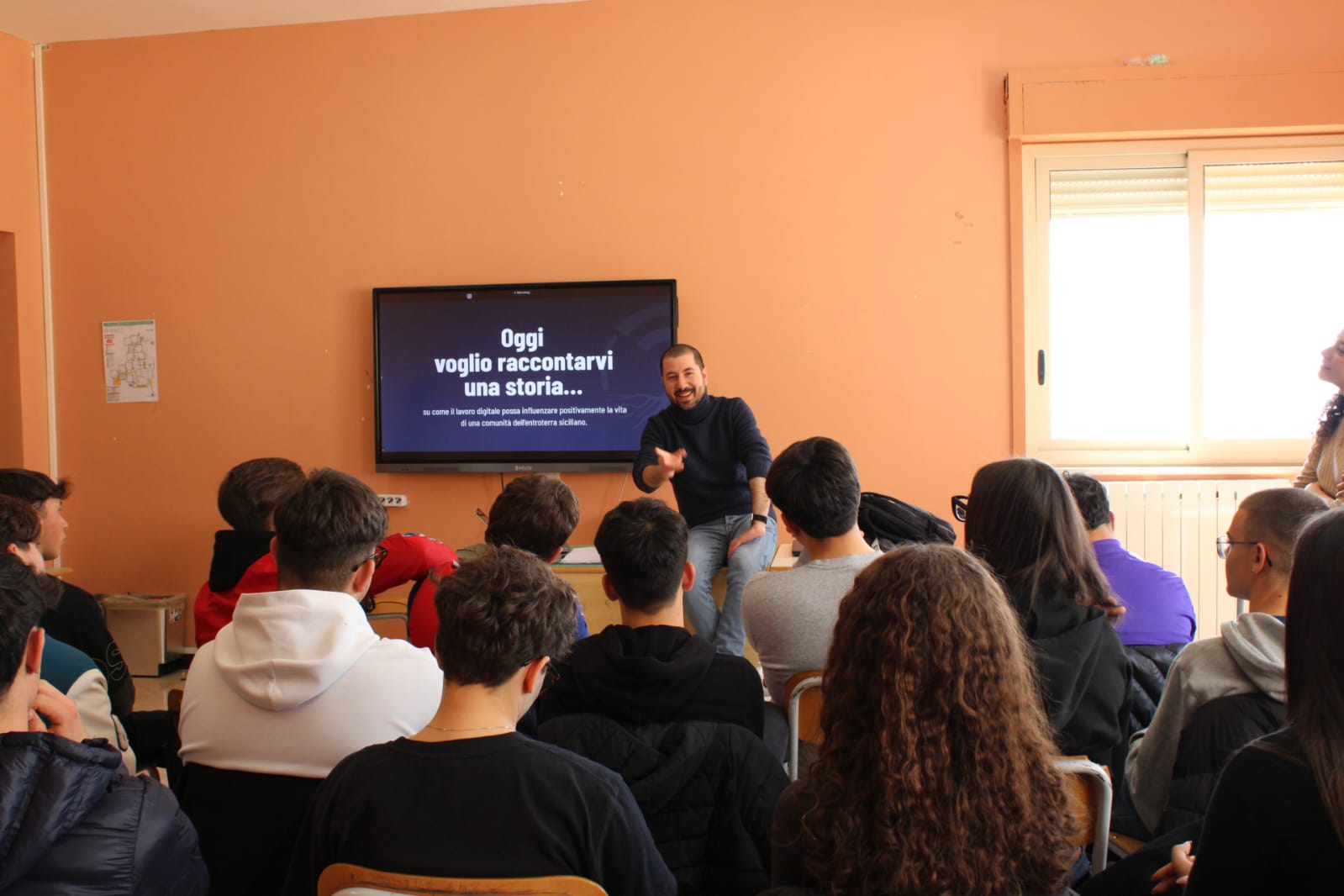 Report dell’intervista dei ragazzi della 3H, dell’istituto  superiore IIS Odierna.