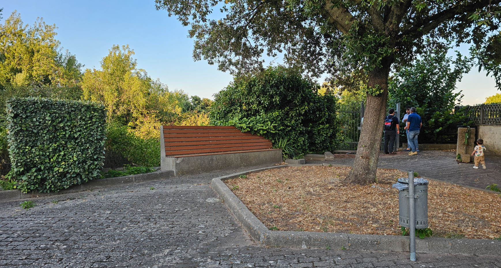 Canale tombato che irriga "Is Ortus"