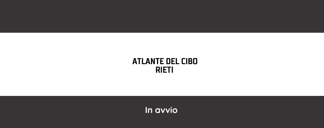 Atlante del cibo Rieti
