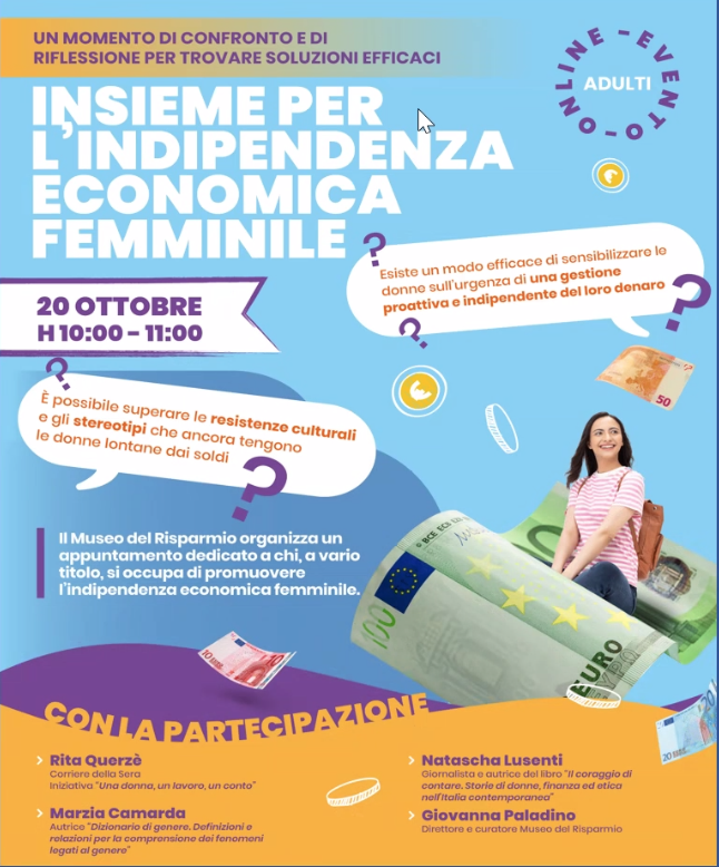 Evento "Insieme per l'indipendenza economica femminile"