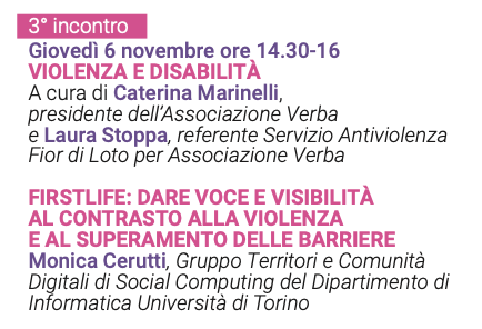 3° incontro: "Violenza e Disabilità"