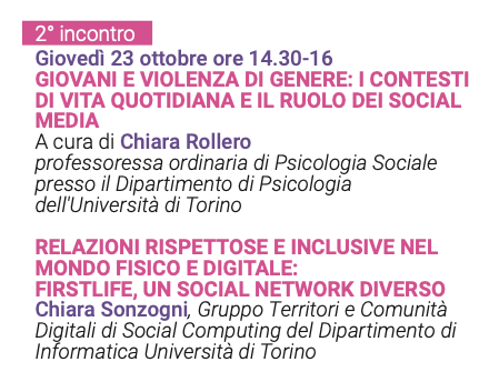 2° incontro: "Giovani e violenza di genere"