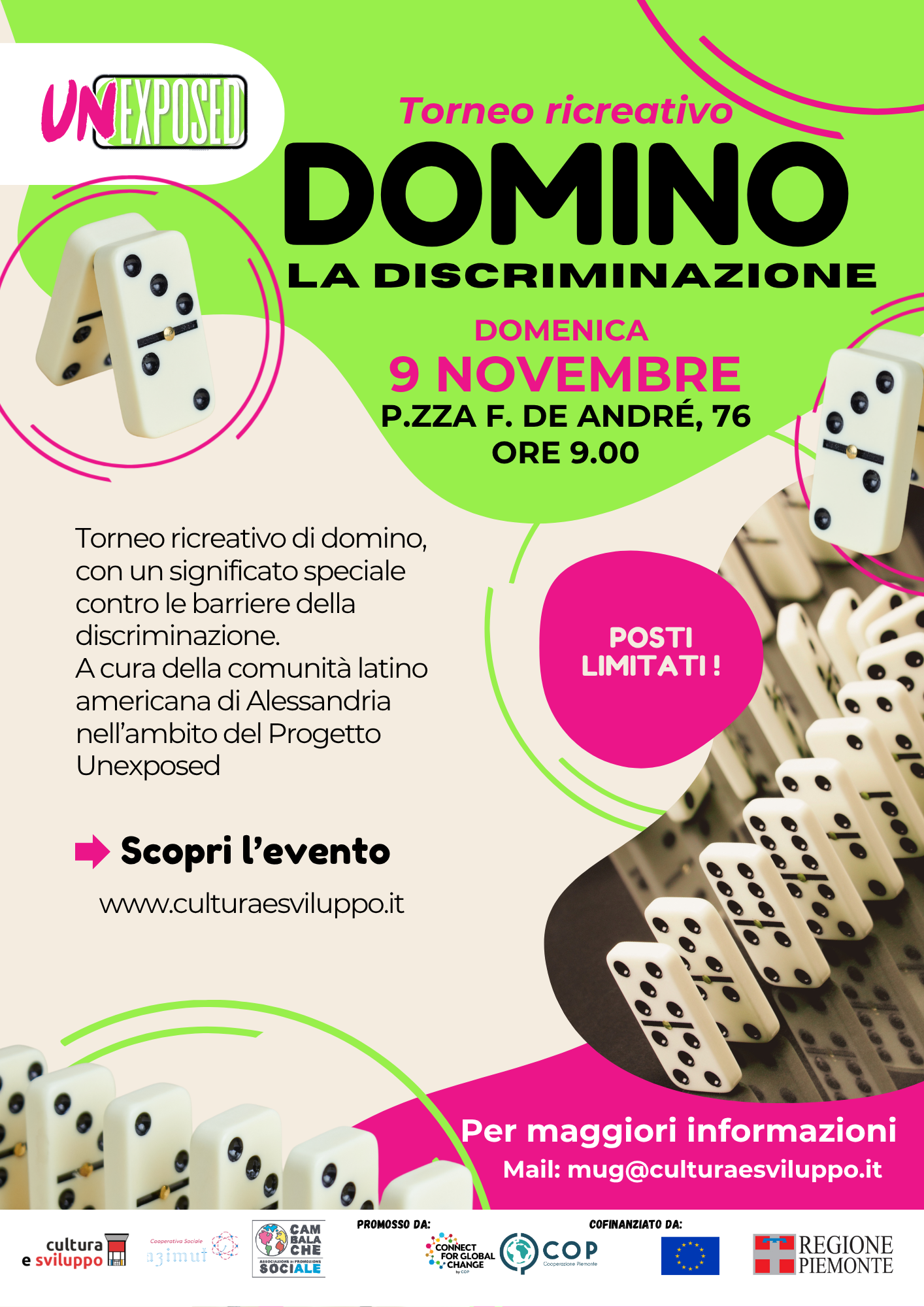 DOMINO la Discriminazione: quando la comunità costruisce inclusione, una tessera alla volta