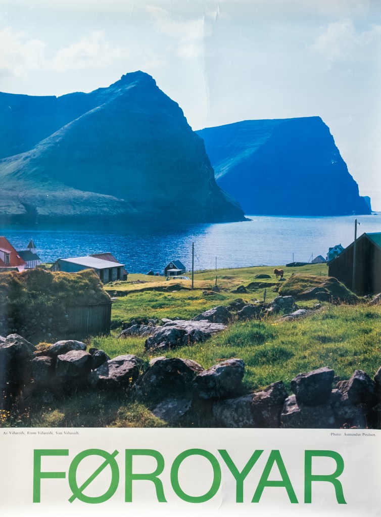 Acciugai. Manifesto pubblicitario. Foroyar