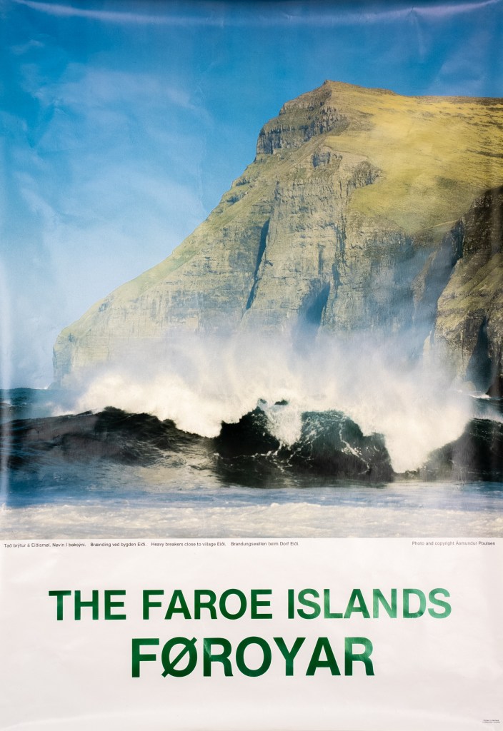 Acciugai. Manifesto pubblicitario. The Faroe Island