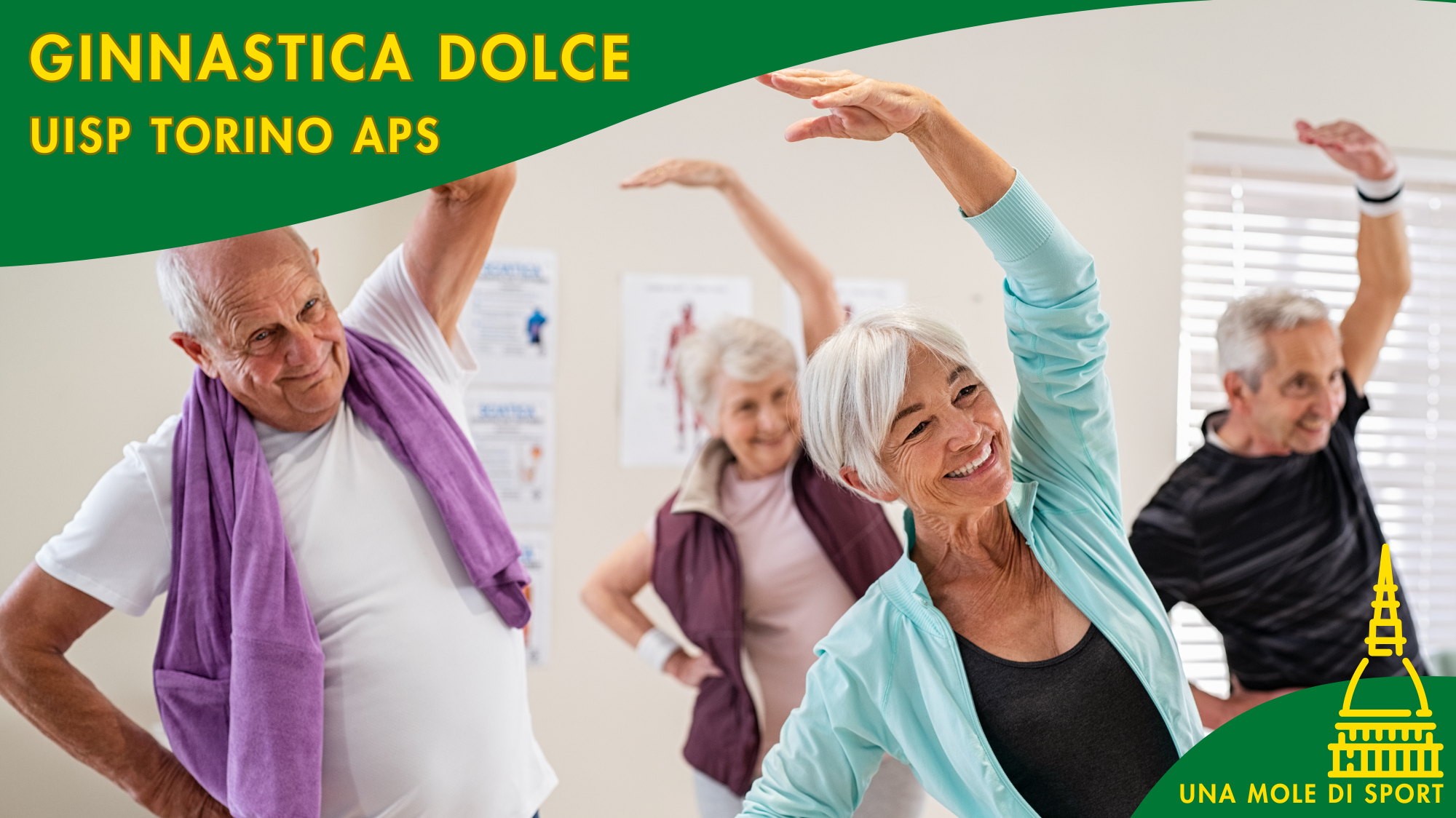 Corso di Ginnastica Dolce - Palestra Antonelli - Uisp Torino aps - Una Mole di Sport