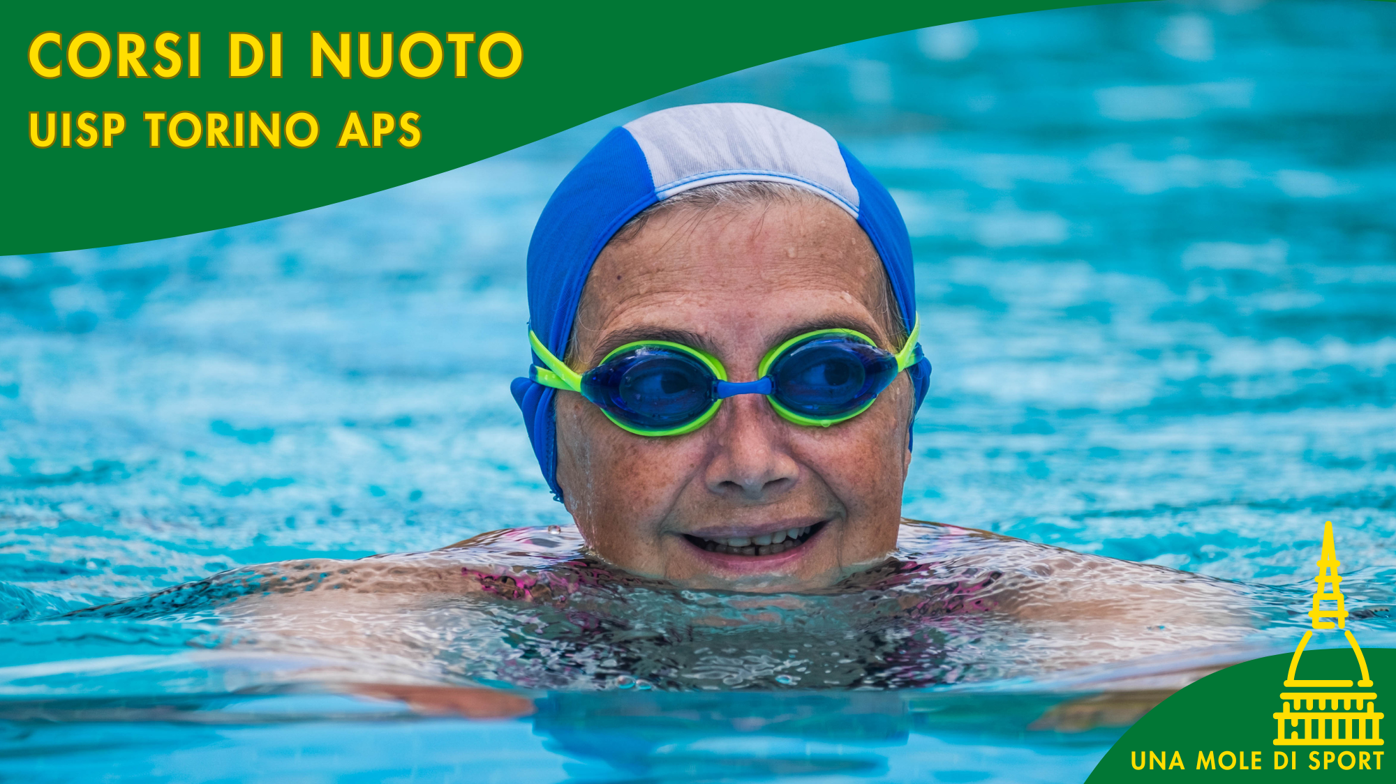 Corso di Nuoto e Ginnastica in acqua - Piscina Lombardia - Uisp Torino aps - Una Mole di Sport